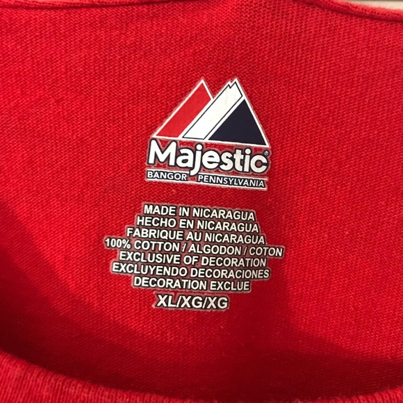 Mens Majestic MLB Texas Rangers T-Shirt Size XL - Picture 4 of 4